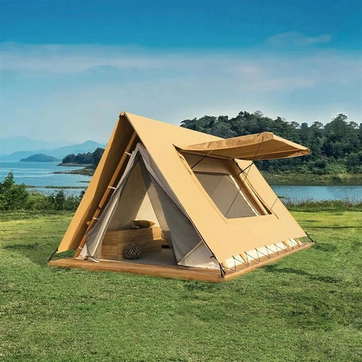Glampingtält med A-ram