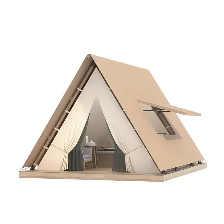 Glampingtält med A-ram