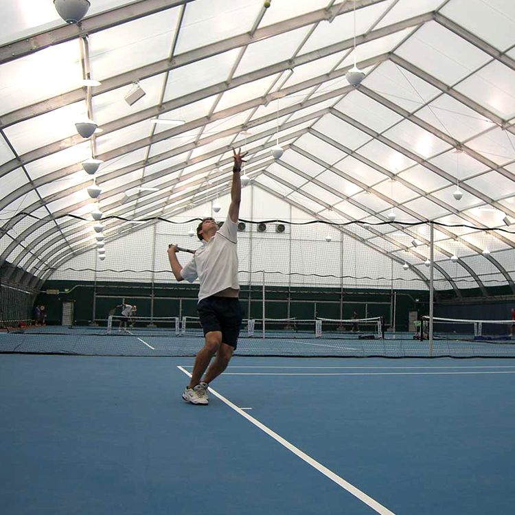 Tennisbana tält